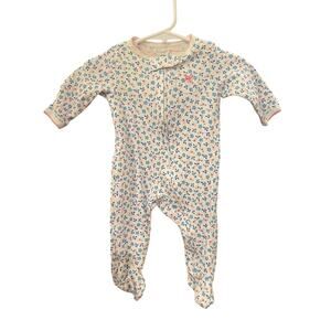 Carter’s 3M Floral Cotton Footed Sleeper One Piece